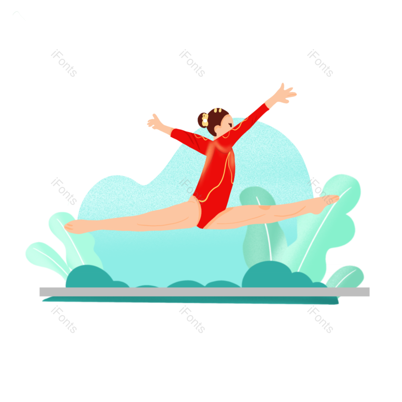 体育比赛图片,扁平插画元素,运动PNG,运动员免抠素材